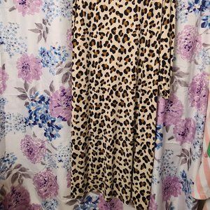 Glitzy Girl Boutique Kimono/Overpiece Leopard NWT size 3XL